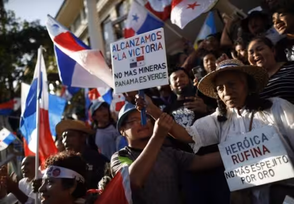 Protesters in Panama. Photo: Últimas Noticias