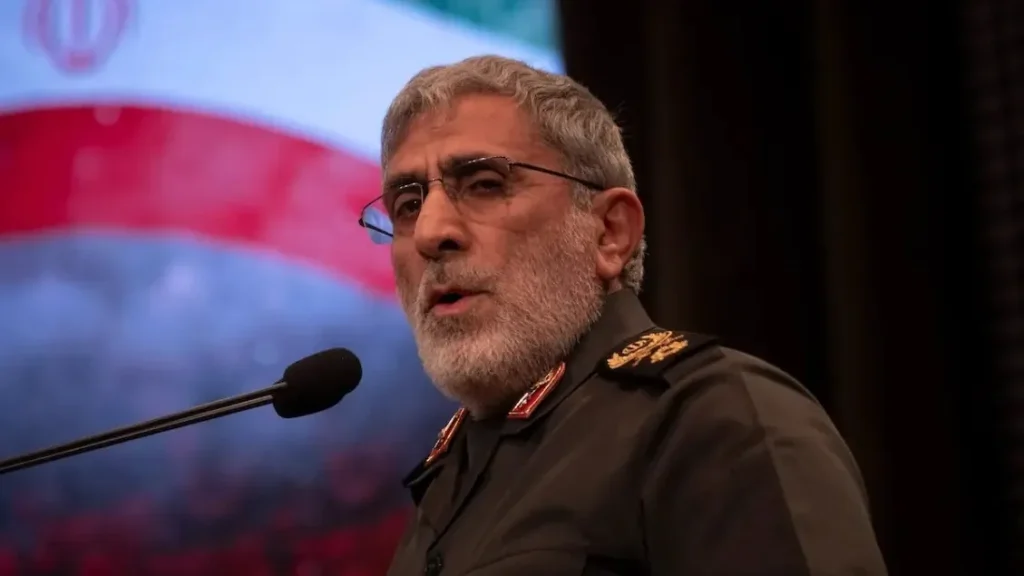 Esmail Qaani, Commander of the Islamic Revolutionary Guard Corps’ (IRGC) elite Quds Force. Photo: The Cradle/File photo.