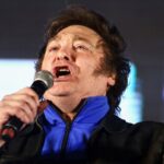 Right-wing libertarian Javier Milei has been elected president of Argentina. Photo: Sky News.