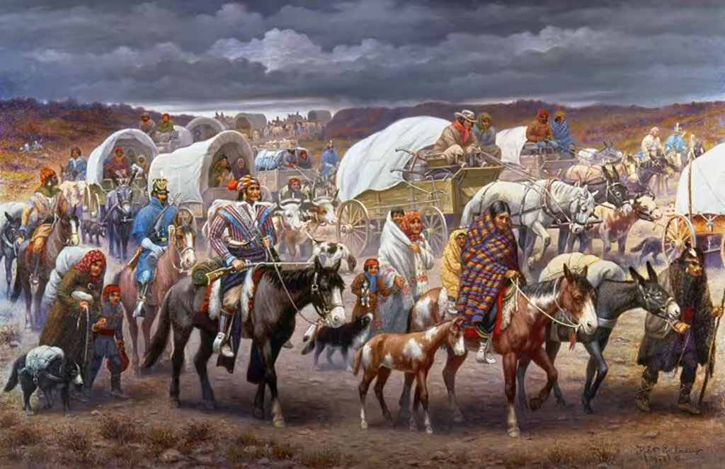 Trail of Tears, Robert Lindneu (1942). Photo: National Library of Medicine/File photo.