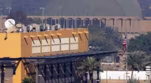 A view of the US embassy compound in the Iraqi capital Baghdad. Photo: Reuters.