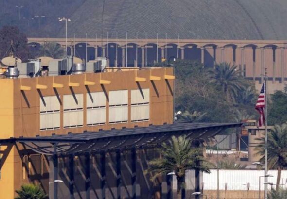 A view of the US embassy compound in the Iraqi capital Baghdad. Photo: Reuters.