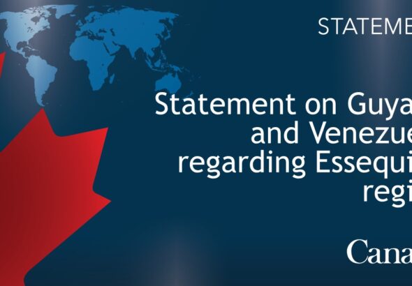 Featured image of Canada's interventionist statement on the territorial dispute between Canada and Venezuela. Photo: The government of Canada.
