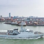HMS Trent arriving at Gibraltar in 2021. Photo: UK Royal Navy/File photo.