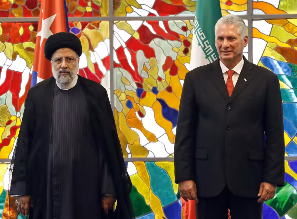 Cuban President Miguel Díaz-Canel and Iranian President Ebrahim Raisi Photo: Tehran Times