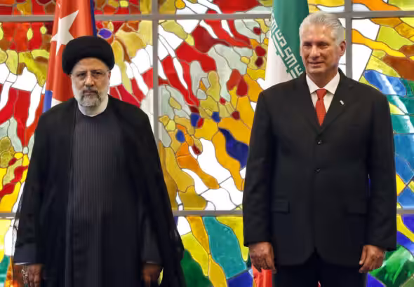 Cuban President Miguel Díaz-Canel and Iranian President Ebrahim Raisi Photo: Tehran Times