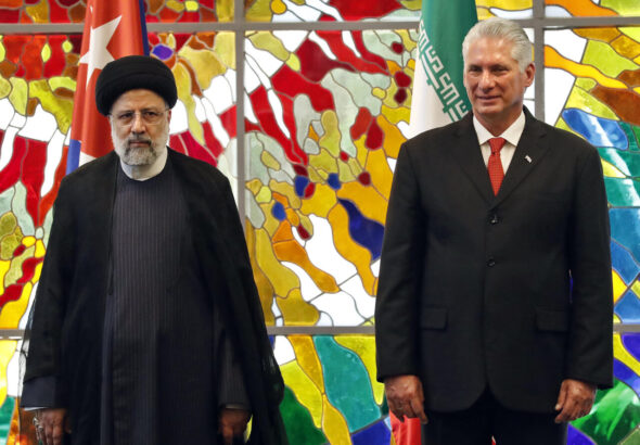 Cuban President Miguel Díaz-Canel and Iranian President Ebrahim Raisi Photo: Tehran Times