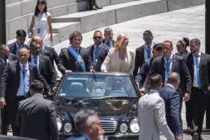 Milei’s inauguration. Photo: Bernardino Avila.