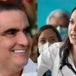 Recently released Venezuelan diplomat Alex Saab (left) and Venezuelan far-right politician María Corina Machado (right). Photo: El Diario Tricolor.