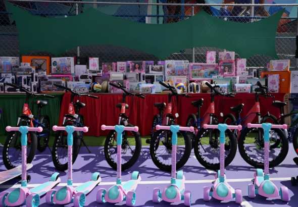 Toys for distribution among Venezuelan children as part of the Venezuelan govenrment's Merry Christmas 2023 Plan. Photo: Leonardo de León.