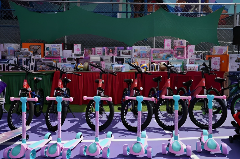 Toys for distribution among Venezuelan children as part of the Venezuelan govenrment's Merry Christmas 2023 Plan. Photo: Leonardo de León.