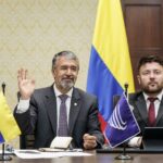Colombian representatives at the meeting of the UNASUR Council of Representatives, December 6, 2023. Photo: Foreign Affairs Ministry of Colombia.