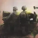 Artistic Representation of Israeli occupation soldiers in front of chests filled with US Dollars. Photo: Al-Carmel News