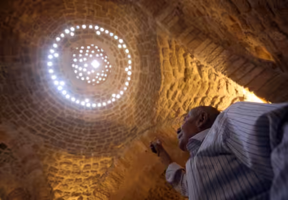 Hamam Al-Samra, or the Samra Bath, is one of the main Ottoman architectural sites in Gaza. Photo: Mahmoud Ajjour, The Palestine Chronicle.