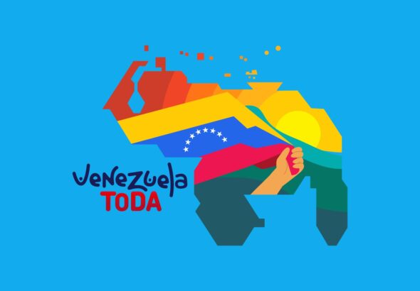 Map of Venezuela including the Essequibo territory. File photo.