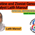 Poster of Orinoco Tribune's special interview with Laith Marouf. Photo: Orinoco Tribune.