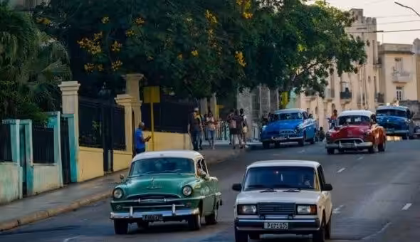 A view of Vedado street in La Habana, Cuba. Photo: X/@CubaenFotos.