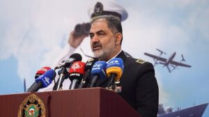 Iranian Navy Commander Rear Admiral Shahram Irani. Photo : Tasnim news agency.