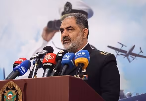 Iranian Navy Commander Rear Admiral Shahram Irani. Photo : Tasnim news agency.