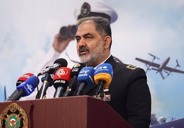 Iranian Navy Commander Rear Admiral Shahram Irani. Photo : Tasnim news agency.
