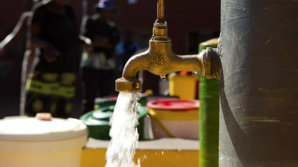 A water faucet in Niger. Photo: Tsvangirayi Mukwazhi/AP Photo.