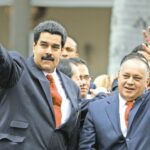 Venezuelan President Nicolás Maduro (left) and Deputy Diosdado Cabello (right) during a ceremony in Venezuela's National Assembly in 2013. Photo: Carlos Garcia Rawlins/Reuters/File photo.