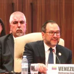 Venezuelan Foreign Minister Yvan Gil during the Non-Aligned Movement Summit in Kampala, Uganda.