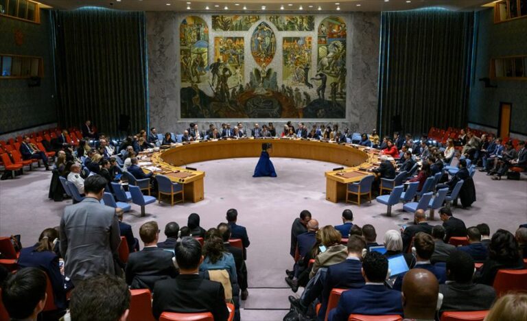 The UN Security Council voting on Oct. 2, 2023 to authorize a non-UN military invasion of Haiti. Photo: Haïti Liberté/File photo.