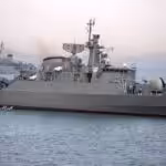 The file photo shows Iranian Navy's Alborz destroyer. Photo: PressTV.