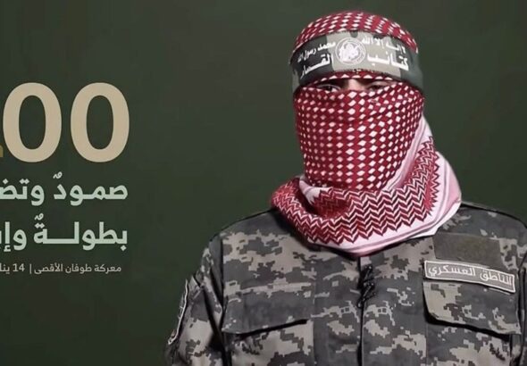 Abu Obaida, the spokesman for the military wing of the Palestinian resistance movement Hamas. Photo: PressTV/File photo.