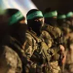 Al-Qassam Brigades resistance fighters. Photo: Financial Times.