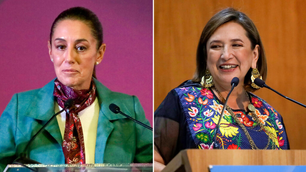 Claudia Sheinbaum (left) and Xóchitl Gálvez (right), candidates for the Mexican presidential elections of 2024. Photo: Luis Barron/Eyepix Group/Sipa/Legion-Media.