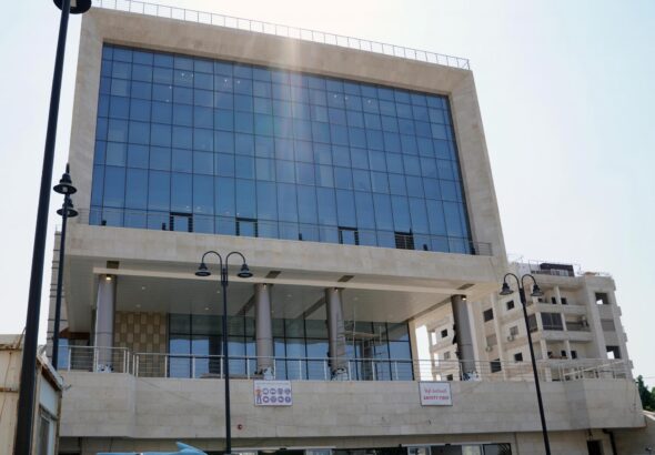 Ibn Sina hospital in Jenin. Photo: Arab American University.