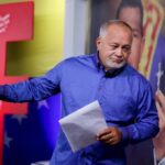 PSUV First Vice President Diosdadoi Cabello during an episode of his TV program Con el Mazo Dando. Photo: X/@ConelMazoDando.