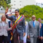 Venezuelan President Nicolas Maduro (C) entering the National Assembly, Jan. 15, 2024. Photo: Prensa Presidencial.