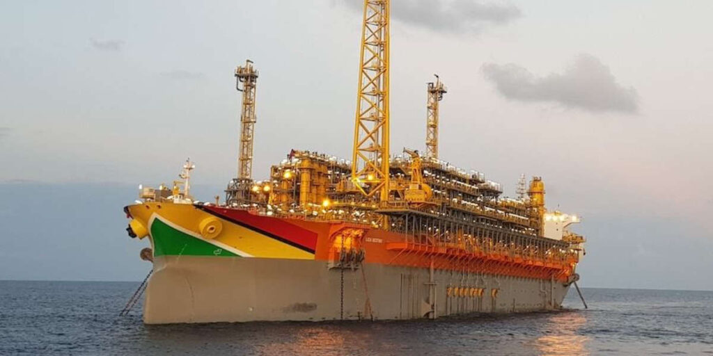 ExxonMobile ship in the disputed Stabroek block. Photo: ExxonMobil.