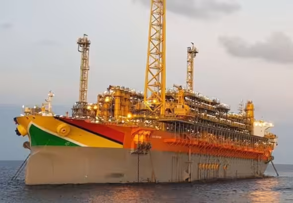 ExxonMobile ship in the disputed Stabroek block. Photo: ExxonMobil.