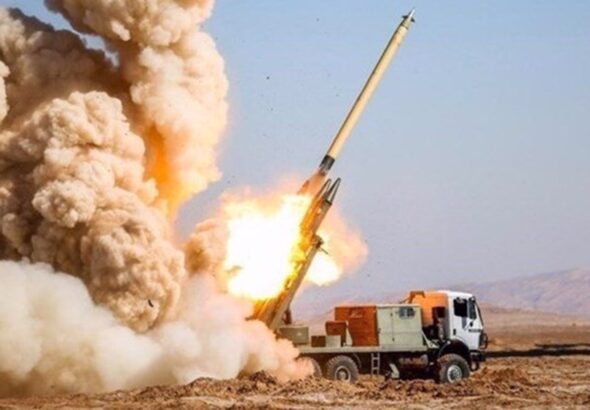 IRGC launches missiles against terrorist targets in occupied Syria and Iraqi Kurdistan. Photo: Press TV.
