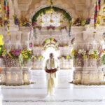 Indian PM Narendra Modi at the Ram temple in Ayodhya. Photo: BJP.