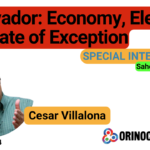 Poster for Orinoco Tribune's special interview with Salvadoran economist César Villalona. Photo: Orinoco Tribune.