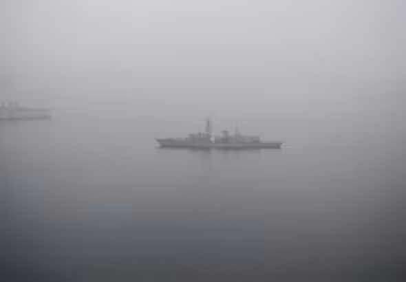 British warship. Photo: Counter Punch/File photo.