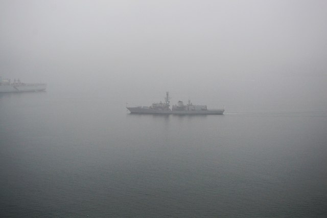 British warship. Photo: Counter Punch/File photo.