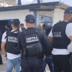 Venezuelan law enforcement agents during the arrest of union activist Victor Venegas in Barinas state. Photo: Tal Cual.