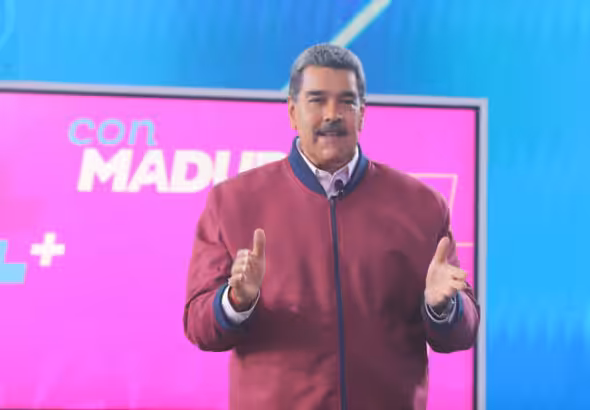 President Maduro on the program Con Maduro +. Photo: Alba Ciudad.