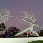 Fairy statue at the Palestine Park in Managua, Nicaragua. Photo:  Becca Renk.