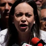 Venezuelan far-right politician Maria Corina Machado: Photo: Ariana Cubillos/AP Photo/picture alliance.