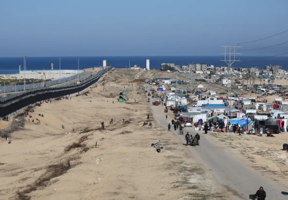 Border between Egypt and Palestine. Photo: The Cradle/File photo.