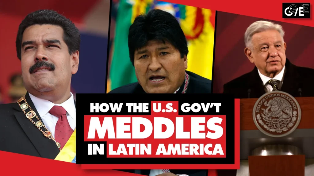 Compilation image of Nicholas Maduro (Left), Evo Morales (Center) and Andrés Manuel López Obrador (Right). Photo: Geopolitical Economy Report.