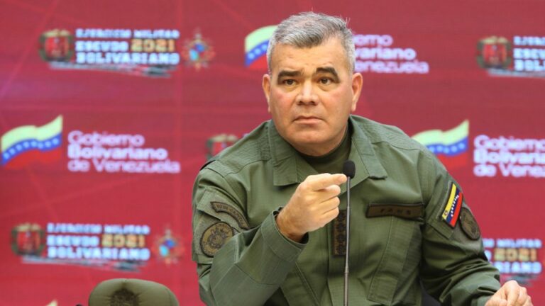 Venezuelan Defense Minister Vladimir Padrino. File photo.