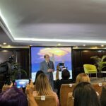 Venezuelan opposition-sympathizer economist Francisco Rodríguez at a seminar organized by the Venezuelan opposition. Photo: X/@frrodriguezc.